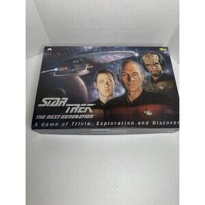 STAR TREK The Next Generation: A Game of Trivia Exploration Discovery Board Game